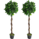 Leaf Faux Liner Green Artificial Plant 2pcs