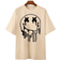 Shein Plus Casual Face Printed Short Sleeve TShirt Suitable For Daily Wear In And Summer