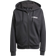 adidas Essentials Linear Full-Zip French Terry Hoodie - Black/White