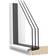 Sparvinduer FK0212 Træ Fast vindue Vindue med 2-lags glas 180x120cm