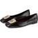 Tory Burch Georgia Leather Medallion Ballerina Flats