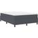 vidaXL Box Spring Seng Lysegrå 160x200 cm Corduroy Stof Sengeramme 160x200cm