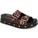 BCBGeneration Bamba Footbed Slip-On Sandals - Brown/Black Leopard Print