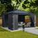 Canopia by Palram Dallas 4.2 x 4.8m Gazebo Curtain 4 Pack - Grey