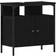 vidaXL Black Oak Bathroom Sink Cabinet 60 x 30 x 60 cm