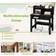 B2A Nordic AB Med Uttag Litet Datorbord Med Fäste 95 x 56 x 109,5 cm Svart Skrivbord 56x95cm