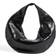 NA-KD Rounded Glossy Leather Bag - Sort