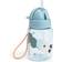 Done by Deer Drikkedunk Med Sugerør Tiny Farm 280ml Blue