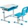 Costway Adjustable Kids Study Table and Chair Set 66 x 50 x 77 cm