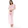 New Look Women's Satin Ruffled Midi Dress - Pink