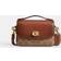 Coach Cassie 17 Leather Monogram Crossbody Bag - Brown