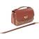 Coach Cassie 17 Leather Monogram Crossbody Bag - Brown