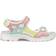 ecco Offroad Nubuck Leather Women's Casual Sandals - Old Rose Emerald Sunny Lime