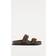 Stradivarius Flache Sandalen Aus Leder - Braun