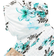 Shein Young Girl Vacation Style Bubble Sleeve Printed Dress