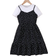 Shein Tween Girl Casual Knit Short Sleeve Top And Floral Cami Dress Set For Outings And Summer