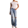 Nelly Bootcut jeans Blå Low Waist Bootcut Flap Pocket Jeans Jeans