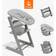 Stokke Tripp Trapp Matstol Bundle inkl Newborn Set Storm Grey