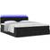 vidaXL Ottoman-Bett mit Matratzen & LEDs Schwarz 180x200 cm Rahmenbett