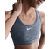 Nike Women's Swoosh Support Padded Sports Bra in Grey, DX6821-086
