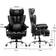 GTPLAYER Ergonomisk Gamingstol Med Teleskopiskt Fotstöd
