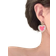 Shein Pair Vintage Rose Pearl Heart Shaped Earrings Elegant And Versatile Earrings