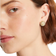 Tory Burch Kira Crystal Stud Earrings GOLD/MOP/CRY