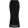 Shein Solid Color Drawstring Mermaid Skirt