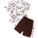 Shein pcs Young Boy Casual Dinosaur Print Round Neck Short Sleeve TShirt And Patchwork Shorts Set Summer Suitable For Sports Leisure Daily Wear Travel And