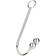 Mr. Steel Anal Hook Double Balls 40+40mm Silver