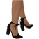 Shein Women Black Tie Front Chunky Ankle Strap Pumps, Elegant Point Toe High Heel Pumps