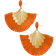 Shein Fan Tassel Earrings