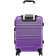 Kono Kono ABS Sculpted Horizontal Design Suitcase Set Purple