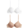 H&M Ladies White 2-pack microfibre super push-up bras