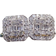 Shein Pair Fashion Cubic Zirconia Stud Earrings For Women For Wedding Engagement Anniversary Party Jewelry Valentine's Day Gift