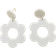 Shein Hollow Out Flower Drop Earrings