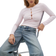 Gina Tricot Long Sleeve Jersey Top With Bow Tie - Soft Lilac/Purple
