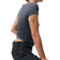 H&M Ladies Grey Fitted microfibre T-shirt