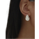 Shein Retro Tear Drop Crystal Rhinestone Earring Stud for Women Pair