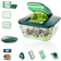 Genius Nicer Dicer Chef 15 Parts Vegetable Chopper 25.5cm