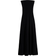 H&M Ladies Black Rib-knit bandeau dress