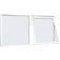 Sparvinduer FT0202 PVC Tophængte vinduer Vindue med 2-lags glas 80x45cm