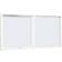 Sparvinduer FT0202 PVC Tophængte vinduer Vindue med 2-lags glas 80x45cm
