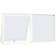 Sparvinduer FT0202 PVC Tophængte vinduer Vindue med 2-lags glas 80x45cm