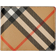 Burberry Check Slim E-Canvas Bifold Wallet - Beige