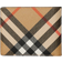 Burberry Check Slim E-Canvas Bifold Wallet - Beige