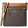 Michael Kors Signature Jet Set Small North South Flat Crossbody Bag