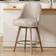 Lucky Monet 26" Upholstered Seating Stool 38"
