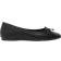 Schuh Lotta Square Toe Ballerina Flat Shoes - Black