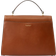 Lauren Ralph Lauren Leather Medium Farrah Satchel - Tan
